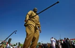 Photo d'archives de l'autocrate soudanais Omar el-Béchir lors d'un rassemblement de ses soutiens à Khartoum, le 9 janvier 2019