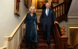 Le roi Charles III et la reine consort Camilla, le 25 mars 2025 à Londres