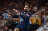 Le demi-centre du Paris SG et de l'équipe de France Nikola Karabatic, avec son club lors de la finale de la Ligue des champions le 27 mai 2018 à  Cologne 