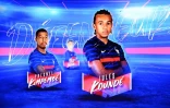 Le néophyte Jules Koundé dévoilé juste devant Presnel Kimpembe, lors de l'annonce des Bleus retenus pour l'Euro, sur le plateau de TF1 à Boulogne Billancourt, le 18 mai 2021
