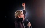 La sénatrice démocrate Elizabeth Warren lors d'un meeting de campagne à Las Vegas, dans le Nevada, le 21 février 2020