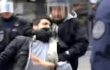 Capture de la vidéo filmée par un militant LFI montrant Alexandre Benalla maîtrisant violemment un manifestant le 1er-Mai à Paris