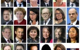 Montage de portraits des membres du gouyvernement réalisé& le 17 mai 2017