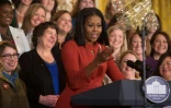 Michelle Obama, le 6 janvier 2017 à la Maison Blanche 