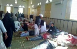 Des victimes de l'attentat meurtrier dans la mosquée al-Rawda en Egypte, le 24 novembre 2017