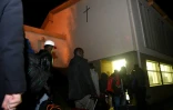 Des migrants évacués de la "Jungle" de Calais, à leur arrivée le 24 octobre 2016 à Nogent-le-Rotrou