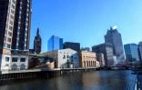 Vue de Milwaukee, dans le Wisconsin, le 7 janvier 2020