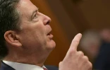 L'ex-directeur du FBI James Comey durant une audition au Sénat à Washington le 8 juin 2017