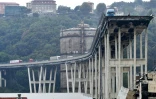 Le viaduc de l'A10 à Gênes, dans le nord de l'Italie, s'est effondré le 14 août 2018, tuant des dizaines de personnes