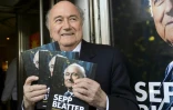 Sepp Blatter, lors de la sortie de sa biographie à Zurich, le 21 avril 2016