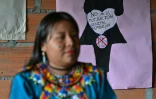 Une femme autochtone embera chami dans la réserve unifiée Rio San Juan, à Pueblo Rico, en Colombie, le 9 avril 2026