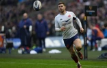 Le demi d'ouverture français Matthieu Jalibert face à l'Ecosse, lors du Tournoi des six nations, le 10 février 2024 à Murrayfield
