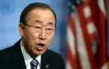 Le secrétaire général de l'ONU, Ban Ki-moon, le 6 janvier 2016 à New York