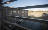 Une cour du centre pénitentiaire de Rosersberg, le 4 mars 2026 en Suède