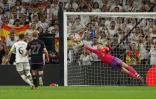 Le gardien allemand du Bayern Munich Manuel Neuer lors de la demi-finale de Ligue des champions contre le Real Madrid, au stade Santiago Bernabéu de Madrid, le 8 mai 2024