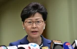 La cheffe de l'exécutif hongkongais, Carrie Lam lors d'une conférence de presse, le 10 juin 2019 à Hong Kong