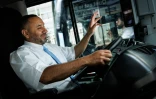 Chaffir Benkheroun, conducteur de la ligne de bus 85, le 31 juillet 2026 à Paris