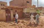 Une maison endommagée par les combats à Khartoum, le 12 juin 2023