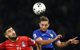 Le milieu des Bleus Adrien Rabiot contre l'Azerbaïdjan en qualification du Mondial, le 10 octobre 2025 au Parc des Princes
