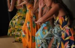 Le "ori Tahiti", danse traditionnelle, technique et codifiée, centrée sur d?amples mouvements du bassin, le 8 avril 2019
