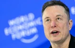 Elon Musk au Forum économique mondial de Davos, le 22 janvier 2026 en Suisse