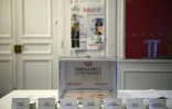 Des bulletins de vote pour la primaire organisée par le PS, le 16 janvier 2017 à Paris