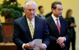 Le secrétaire d'Etat américain Rex Tillerson à Pékin, le 18 mars 2017