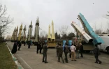 Exposition d'armements dans la capitale iranienne Téhéran le 2 février 2019 à l'occasion des célébrations du 40e anniversaire de la Révolution islamique 