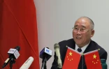 L'envoyé spécial pour la Chine, Xie Zhenhua, lors d'une conférence de presse à la COP29 à Dubaï, le 9 décembre 2023