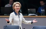 La présidente de la commission européenne Ursula von der Leyen à l'ouverture du deuxième jour du Sommet européen à Bruxelles, le 13 décembre 2019