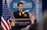 Le docteur Ronny Jackson informe sur la santé du président américain à la Maison Blanche le 16 janvier 2018