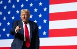 Le président américain Donald Trump à Quantico, aux Etats-Unis, le 30 septembre 2025