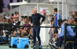 Le sélectionneur des Bleus Didier Deschamps contre Gibraltar à Faro, le 16 juin 2023 