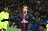Neymar buteur lors de la victoire du PSG 2-1 sur Lille le 2 novembre 2018 en 12e journée de L1