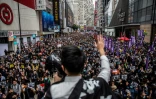 Imposante manifestation pro-démocratie à Hong Kong, le 1er janvier 2020