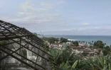 Les sanzalas de la roça d'Agua Izé, l'une des six classées par l'Unesco, à Sao Tomé-et-Principe, le 10 août 2026