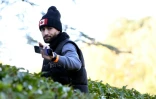 Nabil Fekir à son arrivée à la résidence des Bleus à Clairefontaine, le 6 novembre 2017, pour les matches amicaux contre Galles et l'Allemagne