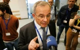 L'eurodéputé français d'extrême droite du Rassemblement national (RN) Thierry Mariani arrive au Parlement européen pour une réunion, le 12 juin 2024