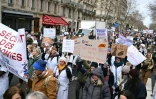 Manifestation de médecins libéraux contre une "dérive autoritaire" qui menace selon eux leur "liberté d'exercice", le 10 janvier 2026 à Paris 