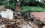 Coulée de boue dans un quartier de Durban, le 12 avril 2022
