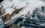 Image satellite de la Nasa montrant une vague de froid et des vents forts arrivant sur le Midwest, le 28 décembre 2019 aux Etats-Unis