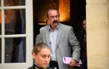 Le secrétaire général de la CGT, Philippe Martinez, à Matignon le 24 juillet 2017