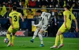 Dusan Vlahovic ouvre le score pour la Juventus contre Villarreal en Ligue des champions à La Ceramica, le 22 février 2022 