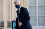 Le ministre français de l'Economie Bruno Le Maire, au palais de l'Elysée à Paris, le 19 juillet 2021