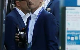 L'attaquant français Antoine Griezmann quitte son hôtel à Paris pour aller au Stade de France lors de l'Euro-2016, le 10 juillet 2016