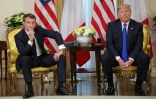 Rencontre entre les présidents français Emmanuel Macron et américain Donald Trump, le 3 décembre 2019 à Londres avant le sommet de l'Otan
