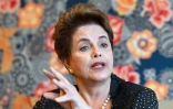 L'ex-présidente du Brésil, Dilma Rousseff lors d'un entretien exclusif à l'AFP, le 17 février 2017 à Brasilia