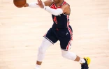 Russell Westbrook des Washington Wizards contre les Atlanta Hawks en NBA le 10 mai 2021 à la State Farm Arena à Atlanta