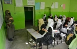 Une école pour filles à Kaboul, le 23 mars 2022