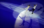 Gabriella Papadakis et Guillaume Cizeron lors de la gala du Championnats d'Europe, le 31 janvier 2016